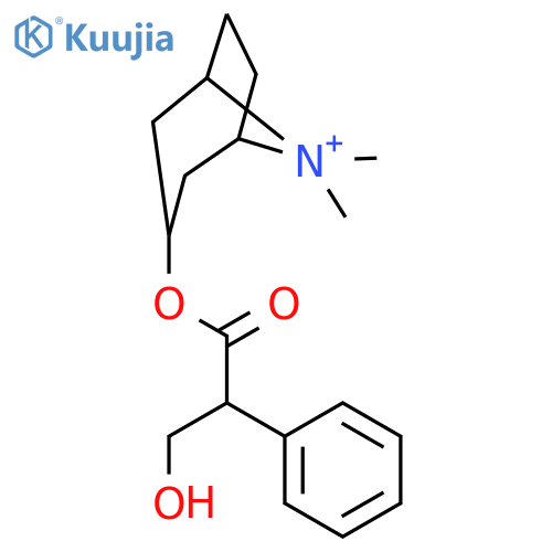 8-Azoniabicyclo[3.2.1]octane,3-(3-hydroxy-1-oxo-2-phenylpropoxy)-8,8-dimethyl-, (3-endo)- structure