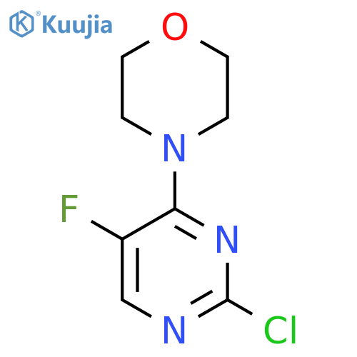 4-(2-Chloro-5-fluoropyrimidin-4-yl)morpholine structure