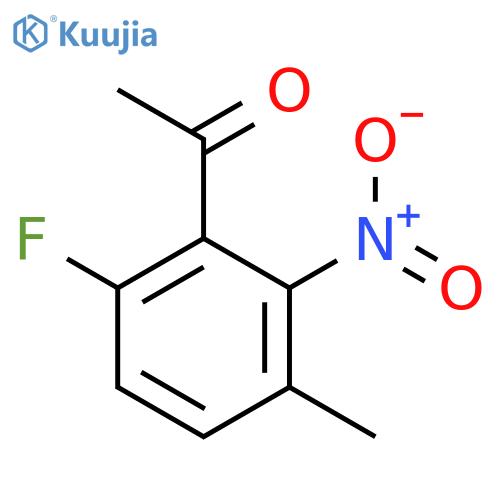 6'-Fluoro-3'-methyl-2'-nitroacetophenone structure