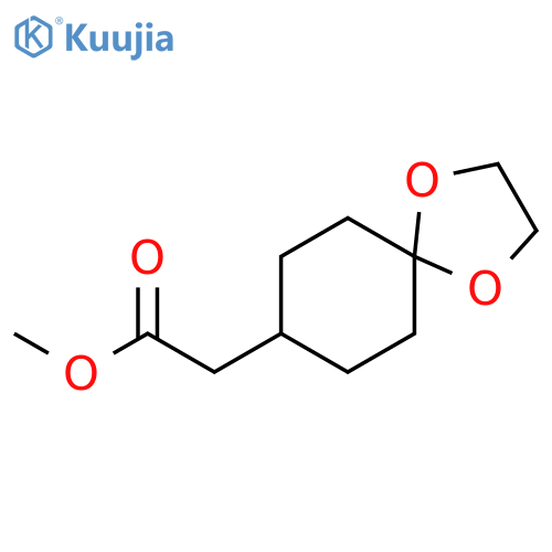 methyl 2-{1,4-dioxaspiro[4.5]decan-8-yl}acetate structure