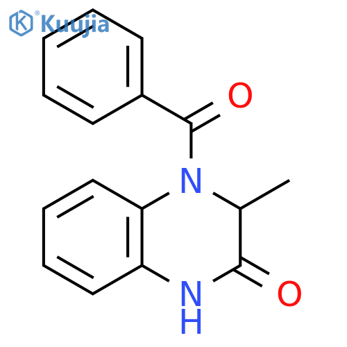 4-BENZOYL-3-METHYL-3,4-DIHYDRO-2(1H)-QUINOXALINONE structure