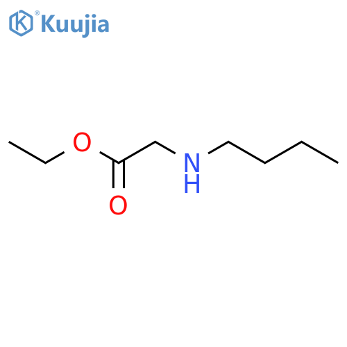 Butylamino-acetic acid ethyl ester structure