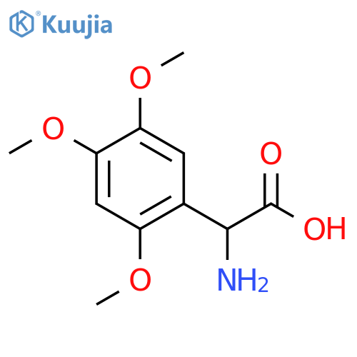 Amino(2,4,5-trimethoxyphenyl)acetic Acid structure