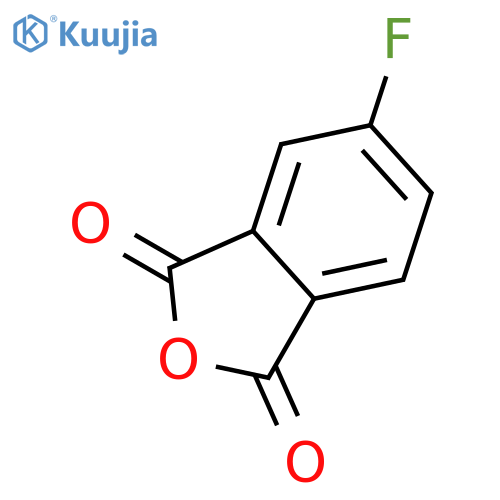 4-Fluorophthalic anhydride structure
