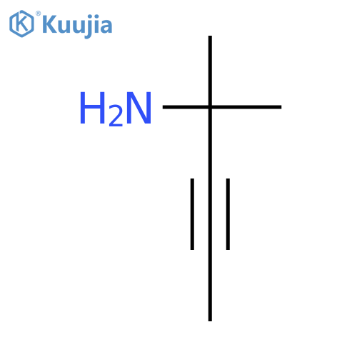 2-methylpent-3-yn-2-amine structure