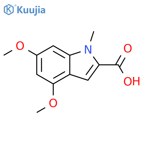 4,6-DIMETHOXY-1-METHYL-1H-INDOLE-2-CARBOXYLIC ACID structure