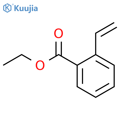 2-Vinyl-benzoic acid ethyl ester structure