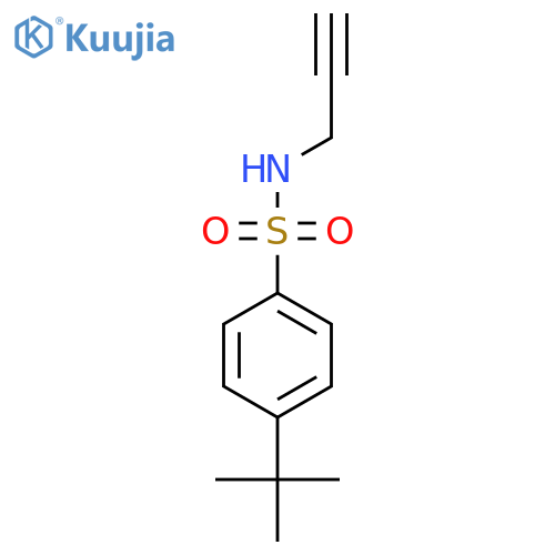 4-(tert-Butyl)-N-(prop-2-yn-1-yl)benzenesulfonamide structure