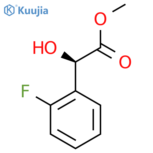 (R)-Methyl 2-(2-fluorophenyl)-2-hydroxyacetate structure