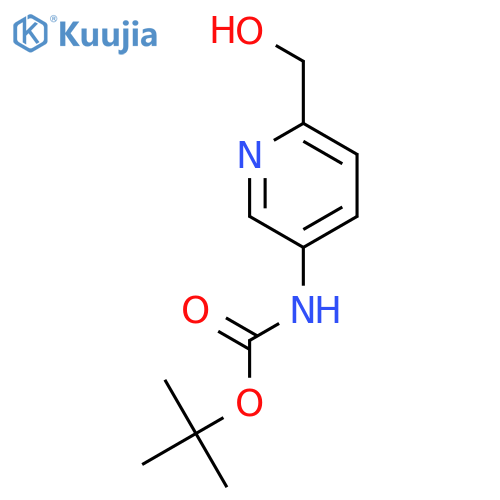 tert-Butyl 6-(Hydroxymethyl)pyridin-3-ylcarbamate structure