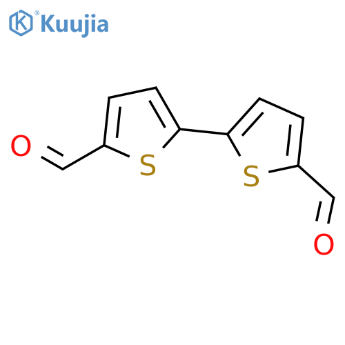 2,2'-Bithiophene-5,5'-dicarboxaldehyde structure