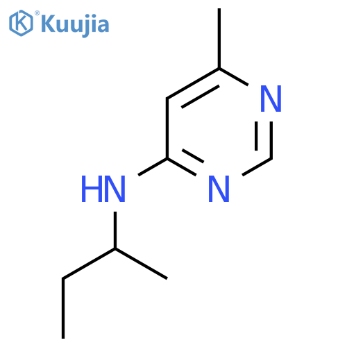 N-(Butan-2-yl)-6-methylpyrimidin-4-amine structure