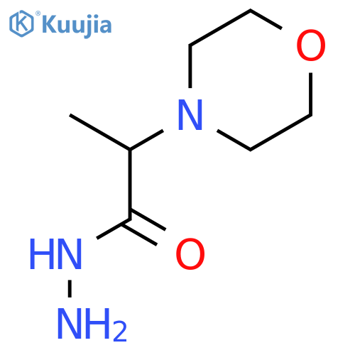 2-(morpholin-4-yl)propanehydrazide structure