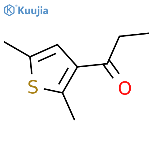 1-(2,5-dimethyl-3-thienyl)propan-1-one structure