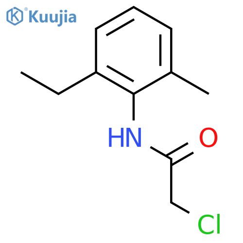 2-Chloro-N-(2-ethyl-6-methylphenyl)acetamide structure