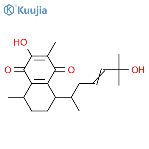 3,16-Dihydroxy-1(6),3,14-bifloratriene-2,5-dione; (10α,14E)-form structure