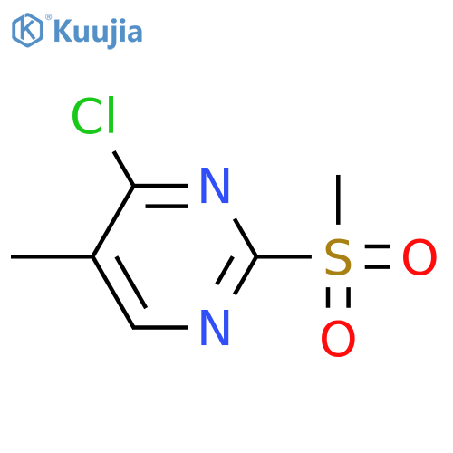 4-Chloro-5-methyl-2-(methylsulfonyl)pyrimidine structure