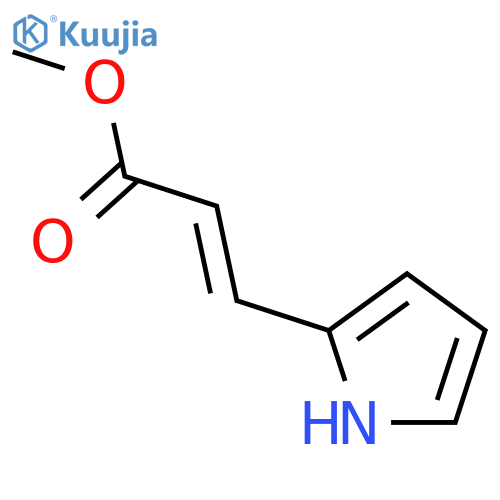 methyl (2E)-3-(1H-pyrrol-2-yl)prop-2-enoate structure