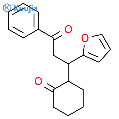 2-1-(furan-2-yl)-3-oxo-3-phenylpropylcyclohexan-1-one structure