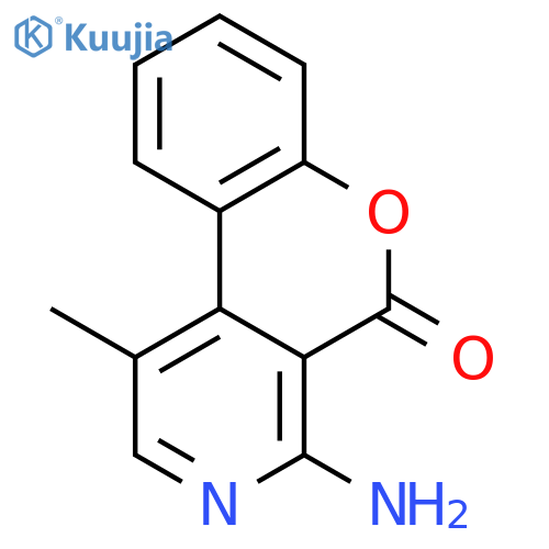 4-Amino-1-methyl-5H-chromeno3,4-cpyridin-5-one structure