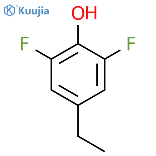 Phenol,4-ethyl-2,6-difluoro- structure