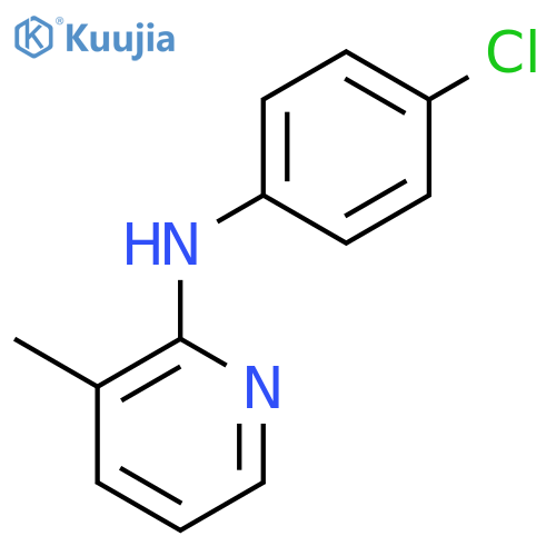 2-Pyridinamine, N-(4-chlorophenyl)-3-methyl- structure