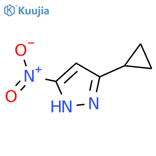 5-cyclopropyl-3-nitro-1H-pyrazole structure