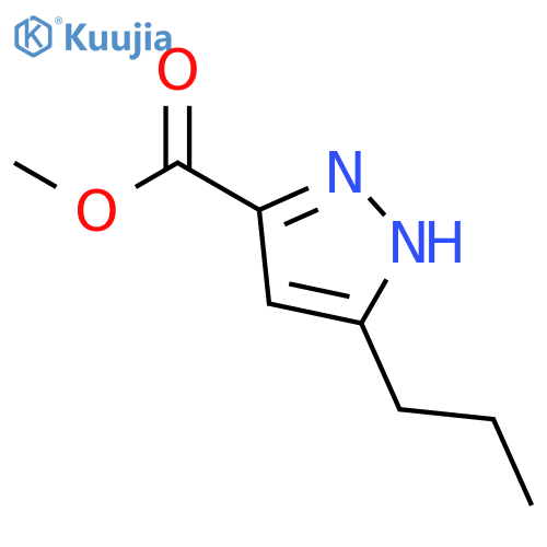 Methyl 5-propyl-1H-pyrazole-3-carboxylate structure