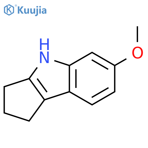 Cyclopent[b]indole, 1,2,3,4-tetrahydro-6-methoxy- structure