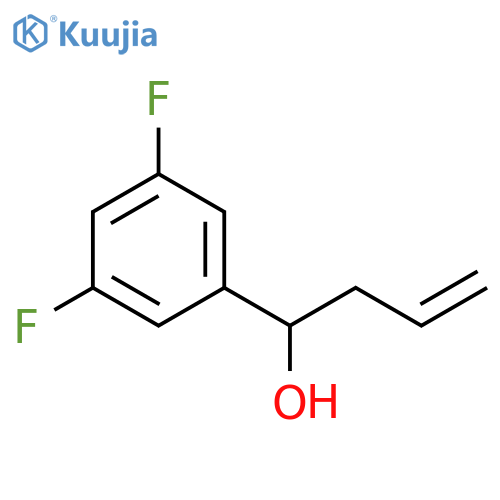 1-(3,5-difluorophenyl)but-3-en-1-ol structure