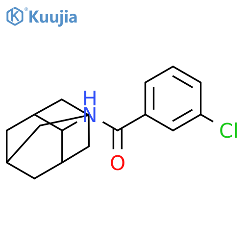 N-(adamantan-2-yl)-3-chlorobenzamide structure