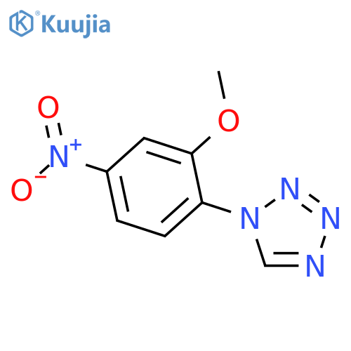 1-(2-Methoxy-4-nitrophenyl)-1H-tetrazole structure