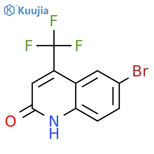 6-Bromo-4-(trifluoromethyl)quinolin-2(1H)-one structure