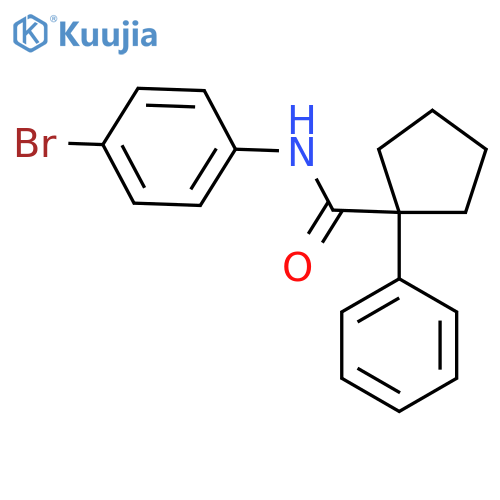 N-(4-Bromophenyl)-1-phenylcyclopentane-1-carboxamide structure