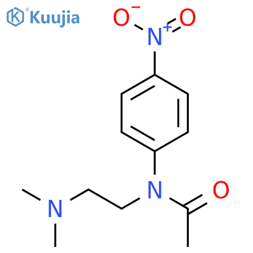 Acetamide, N-[2-(dimethylamino)ethyl]-N-(4-nitrophenyl)- structure