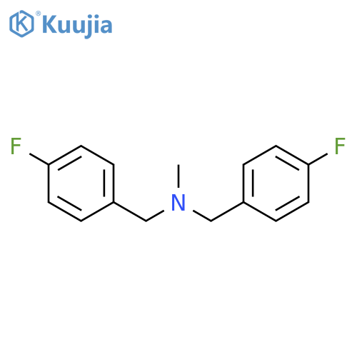 Benzenemethanamine, 4-fluoro-N-[(4-fluorophenyl)methyl]-N-methyl- structure