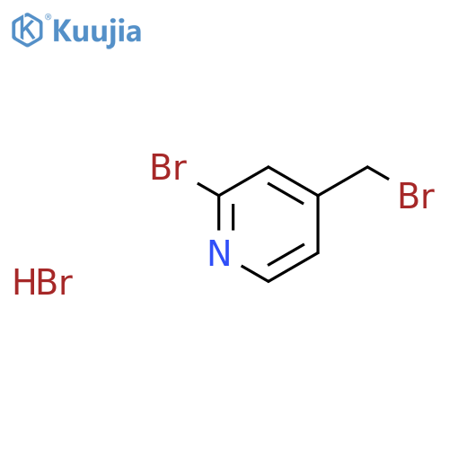 2-Bromo-4-(bromomethyl)pyridine hydrobromide structure