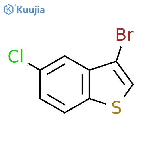 3-Bromo-5-chlorobenzobthiophene structure