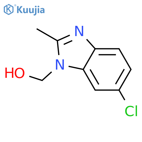 1H-Benzimidazole-1-methanol,6-chloro-2-methyl- structure