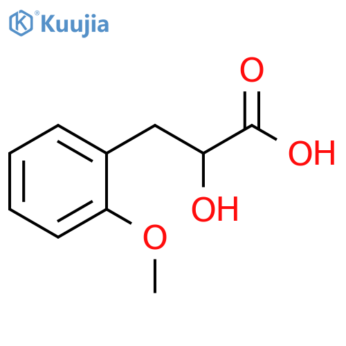 2-hydroxy-3-(2-methoxyphenyl)propanoic acid structure