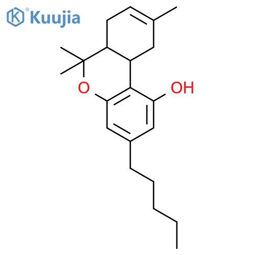 (-)-(6aR,10aR)-6,6,9-Trimethyl-3-pentyl-6a,7,10,10a-tetrahydro-6H-benzo[c]chromen-1-ol structure