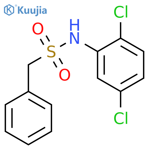 N-(2,5-dichlorophenyl)-1-phenylmethanesulfonamide structure