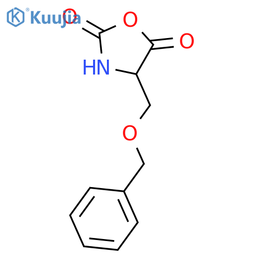 2,5-Oxazolidinedione, 4-[(phenylmethoxy)methyl]-, (S)- structure