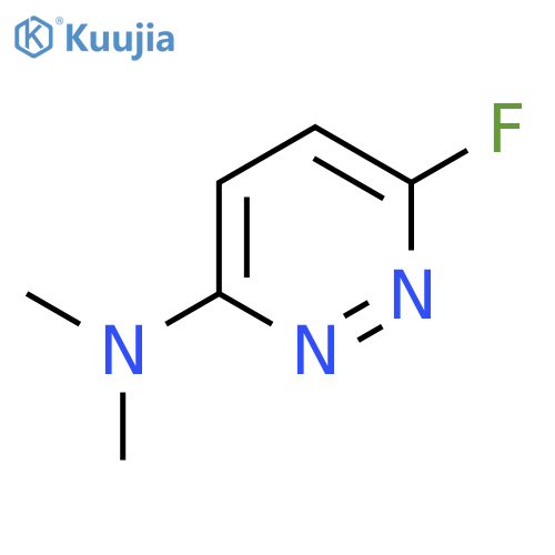 6-Fluoro-N,N-dimethylpyridazin-3-amine structure