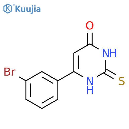 6-(3-Bromophenyl)-2-thioxo-2,3-dihydropyrimidin-4(1H)-one structure