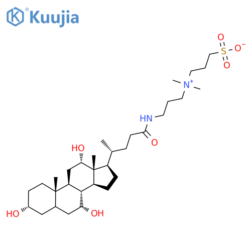 3-[(3-Cholamidopropyl)dimethylammonio]-1-propanesulfonate structure