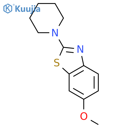 6-Methoxy-2-(piperidin-1-yl)benzo[d]thiazole structure