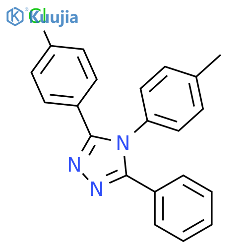 3-(4-Chloro-phenyl)-5-phenyl-4-p-tolyl-4H-[1,2,4]triazole structure