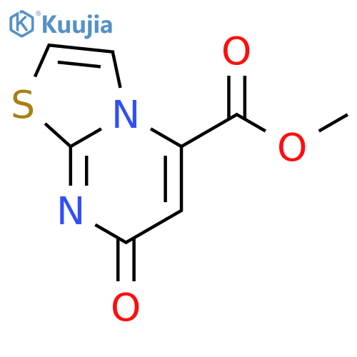 Methyl 7-oxo-7H-thiazolo[3,2-a]pyrimidine-5-carboxylate structure