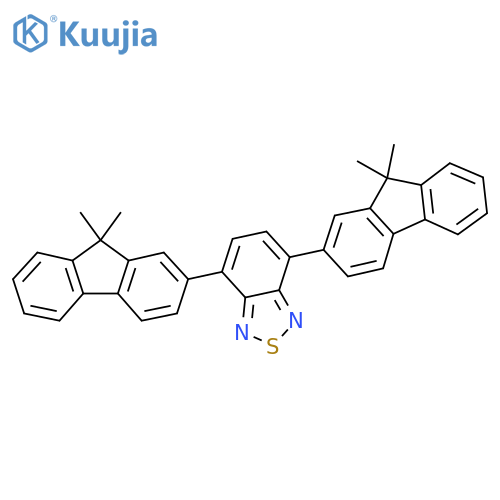 4,7-Bis(9,9-dimethyl-9H-fluorene-2-yl)-2,1,3-benzothiadiazole structure